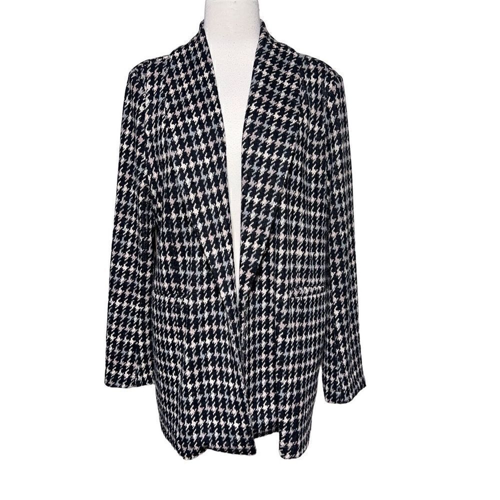 Johnston & Murphy Houndstooth Blazer, Trench, Jacket Overcoat